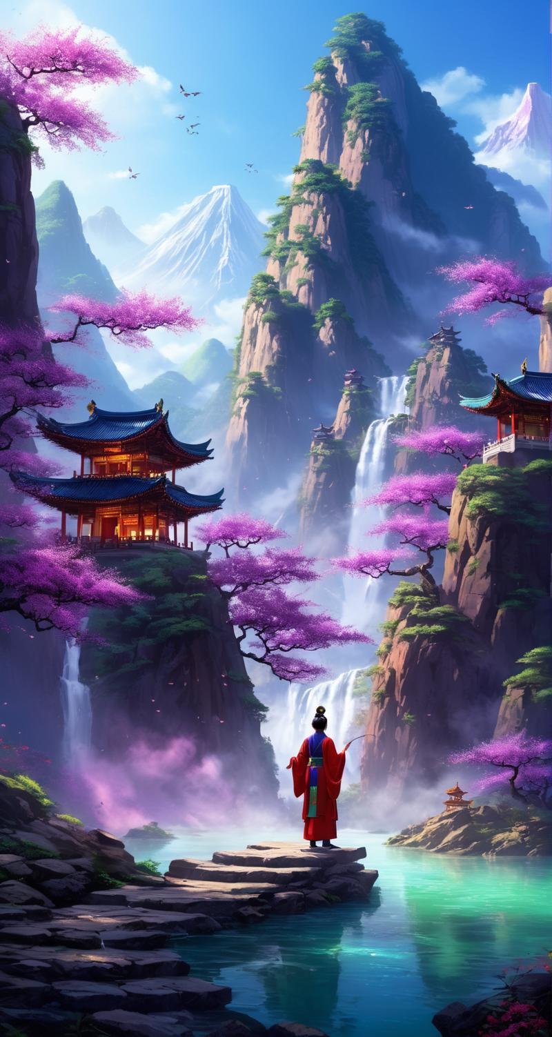 00594-3264203132-In front of them was a towering mountain,surging purple qi,and surging auspicious light. At a glance,one could tell that it was.png